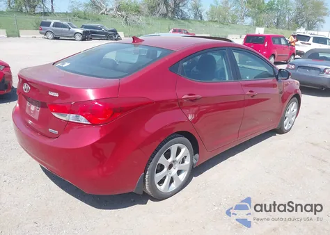 2012 Hyundai Elantra Limited (Ulsan Plant) из США, поврежденный, VIN KMHDH4AE8CU449009